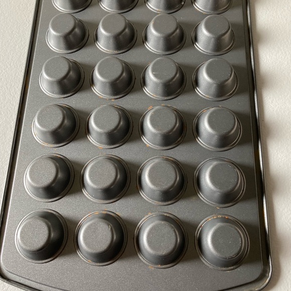 Mini Muffin Metal Baking Sheet 24 Slots 11” x 17” - Picture 4 of 8